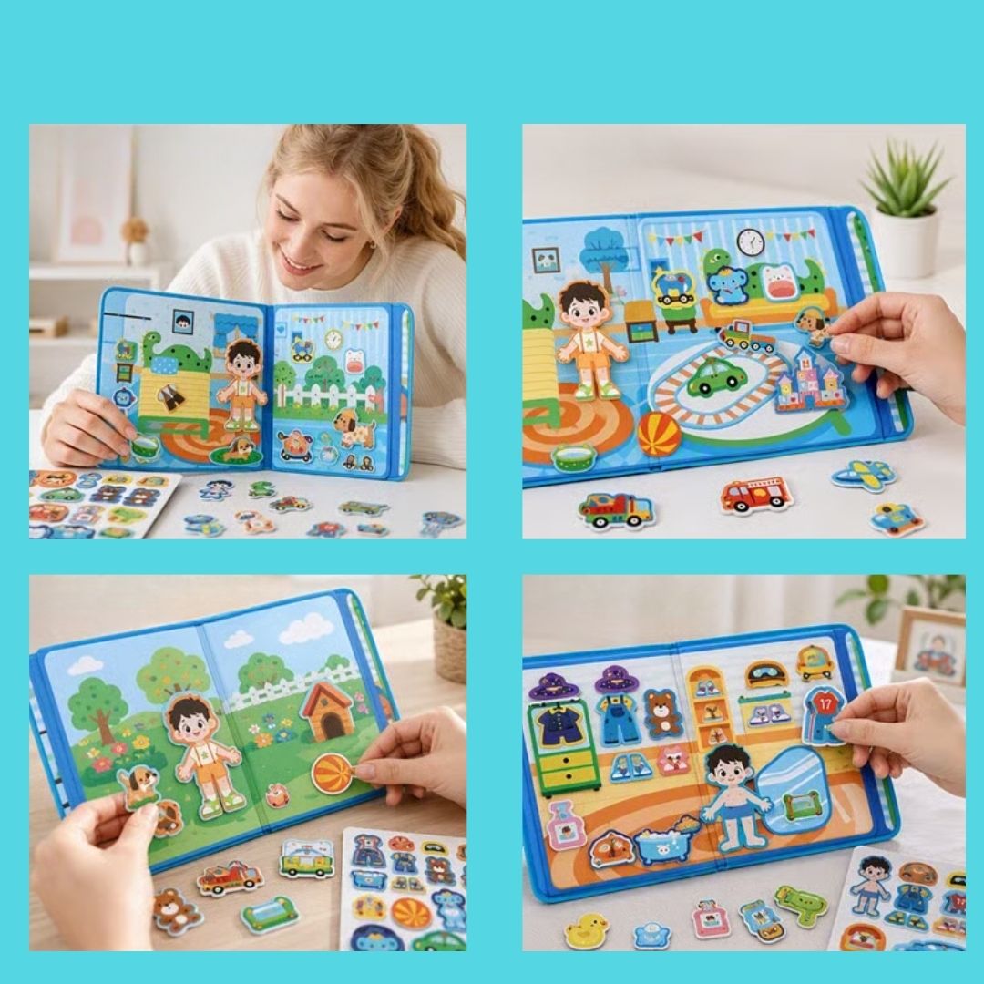 MagnetBuch - Beschäftigungsbuch für Kinder