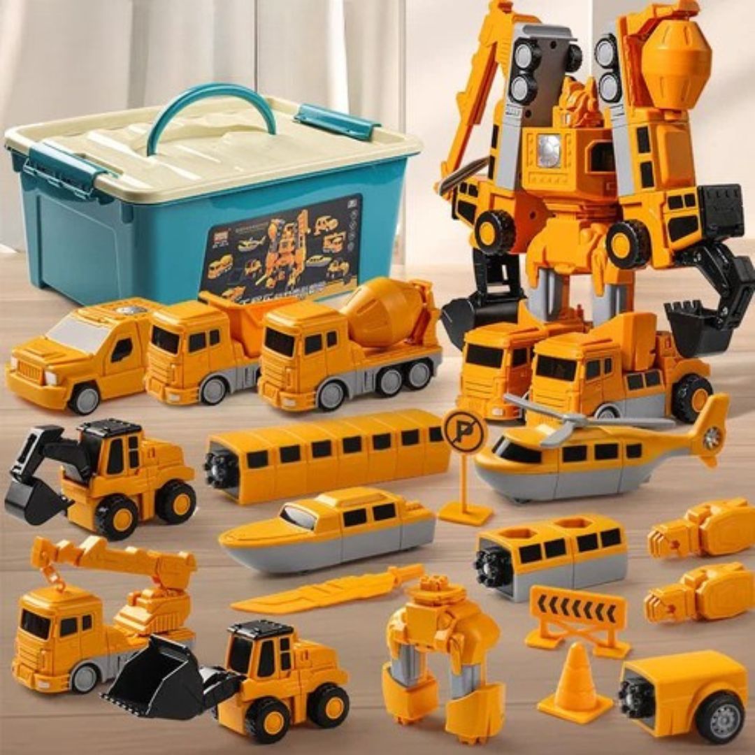 MagnetFlitzer - Magnetisches Baukasten-Set für Fahrzeuge