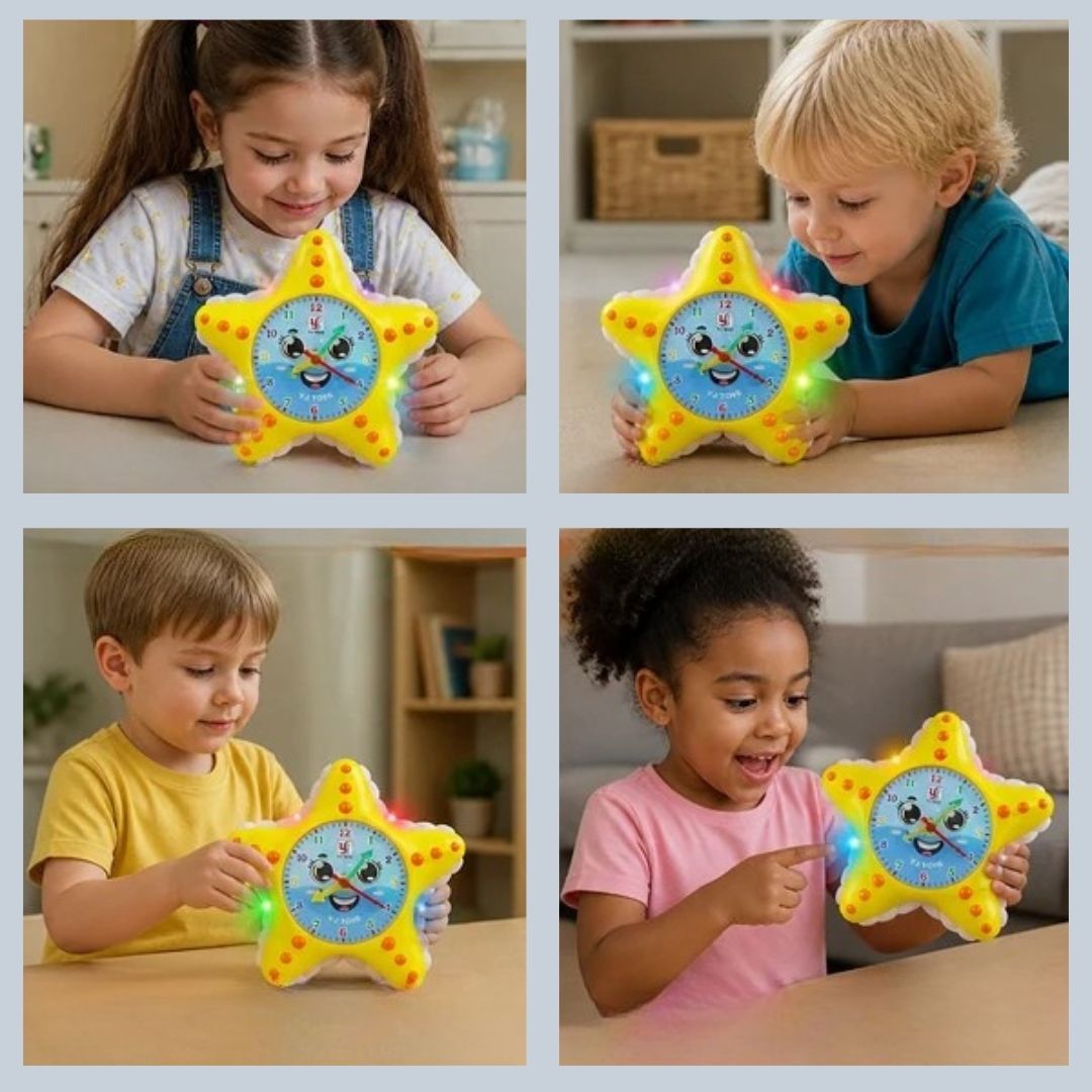 TimeStar - Interaktive Lernuhr im Seestern-Design