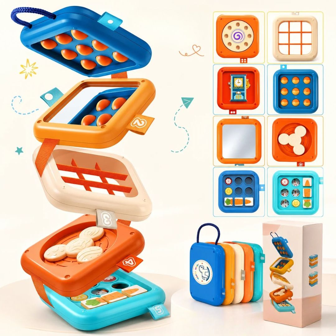 BusyBuddy - Klappbares Beschäftigungsspielzeug für unterwegs