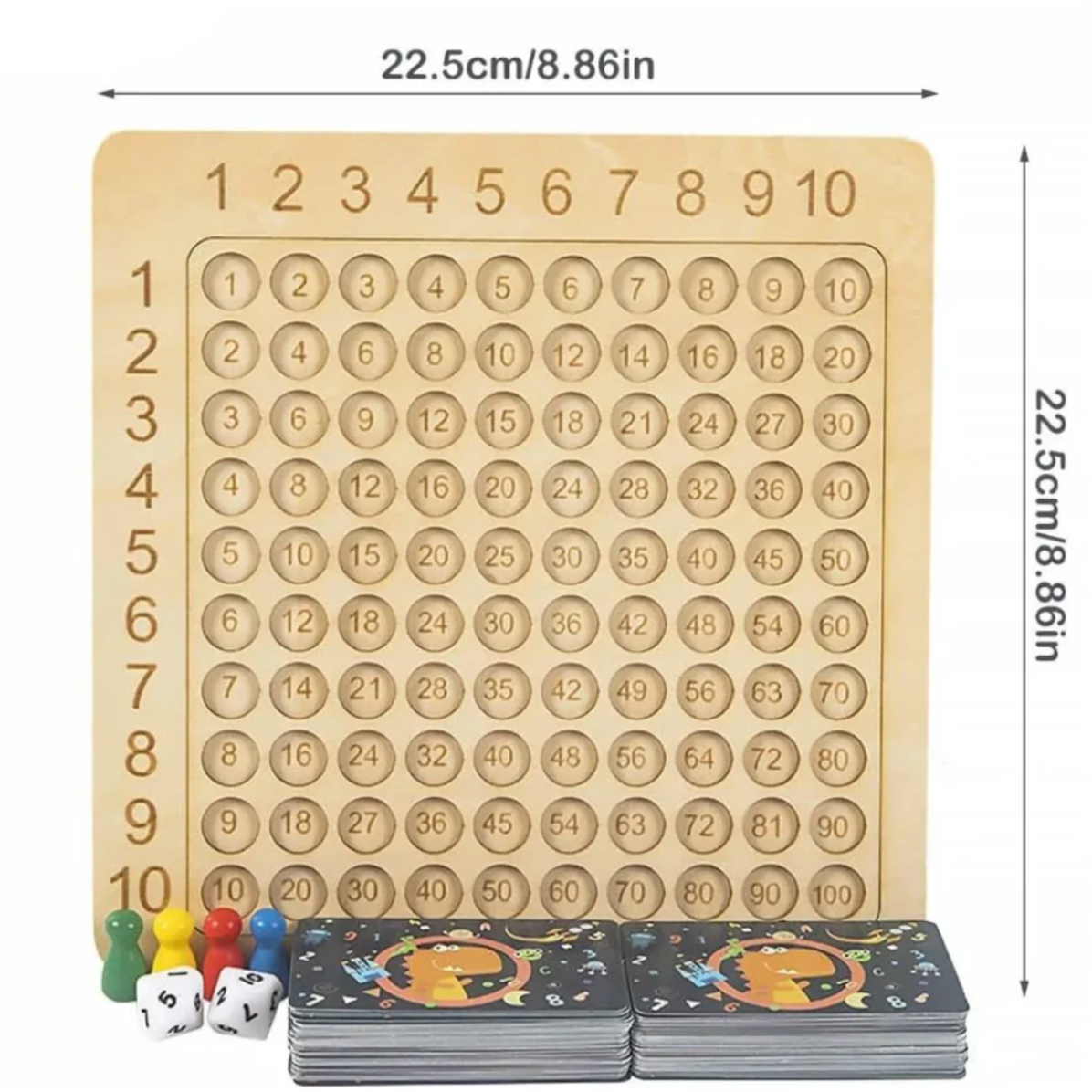 Montessori Multiplikation Lernspiel