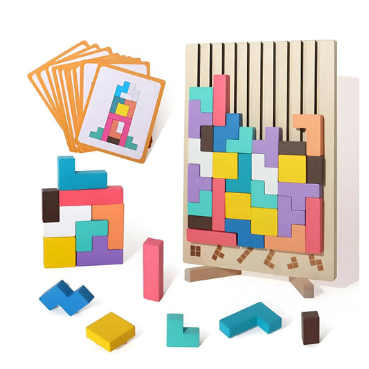 Montessori Holz Tetris