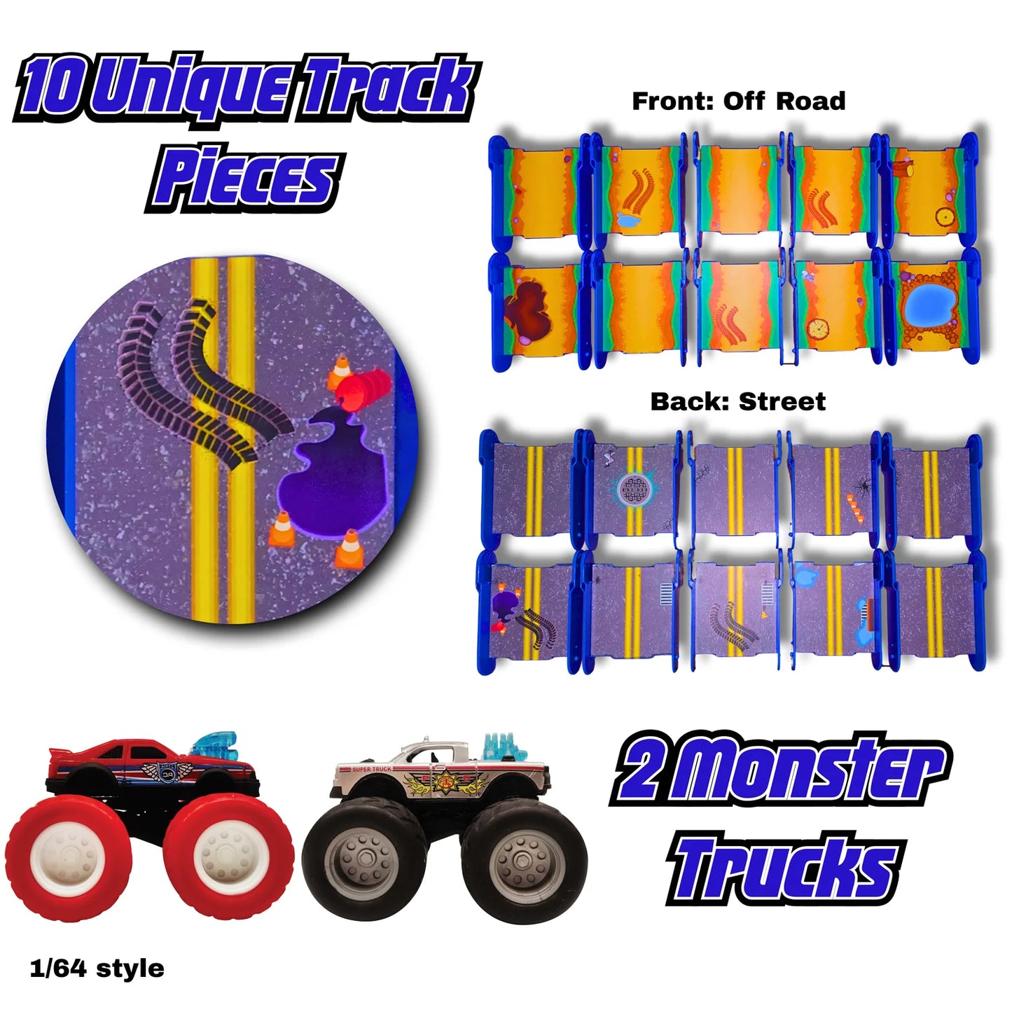 Mega Rampenbau Set – Kreative Rennstrecke
