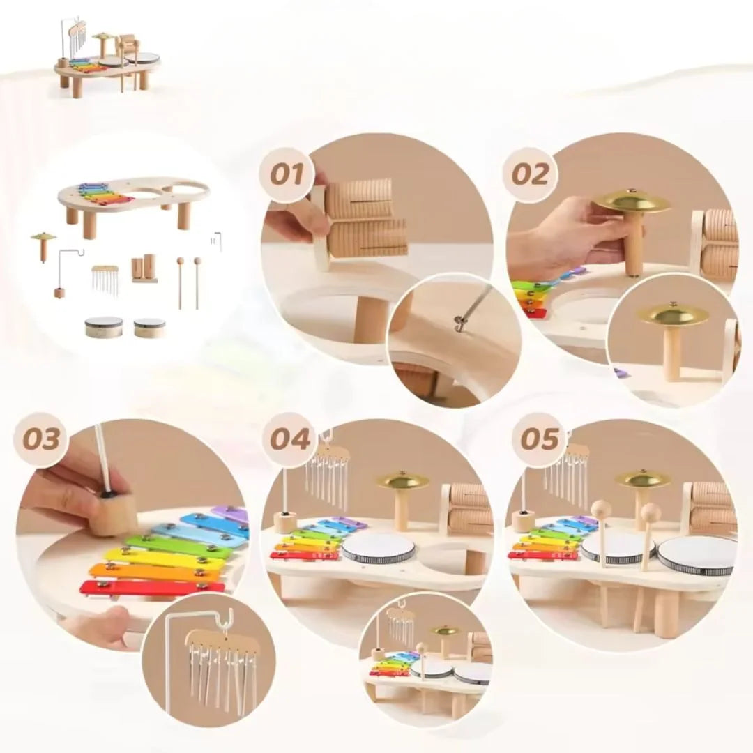 Montessori Holzschlagzeug