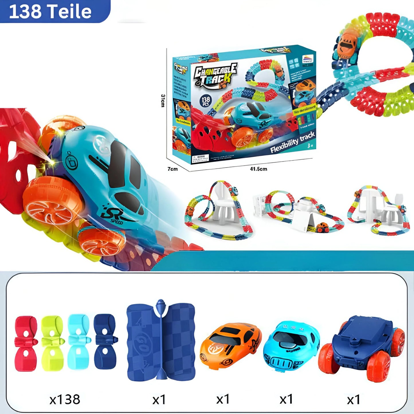 TurboTrack – Kinder Abenteuer Rennstrecke