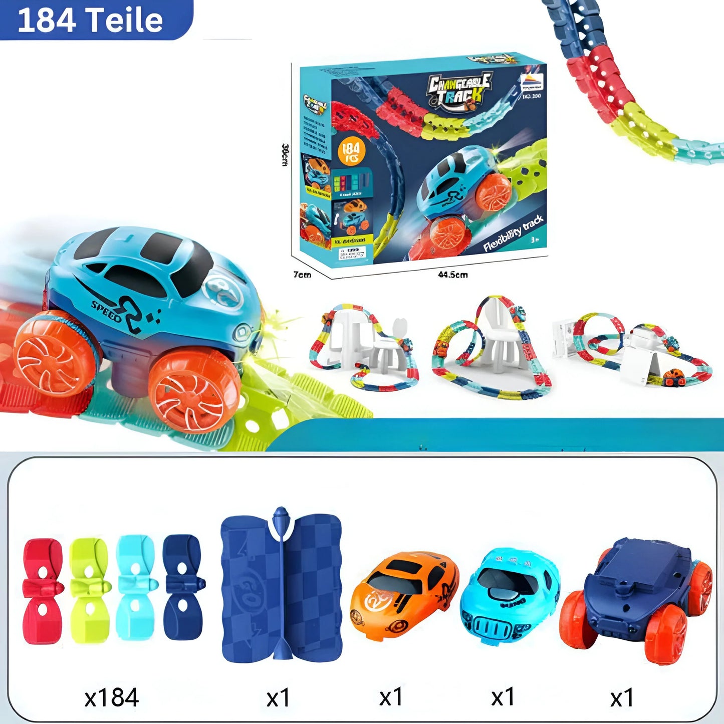 TurboTrack – Kinder Abenteuer Rennstrecke