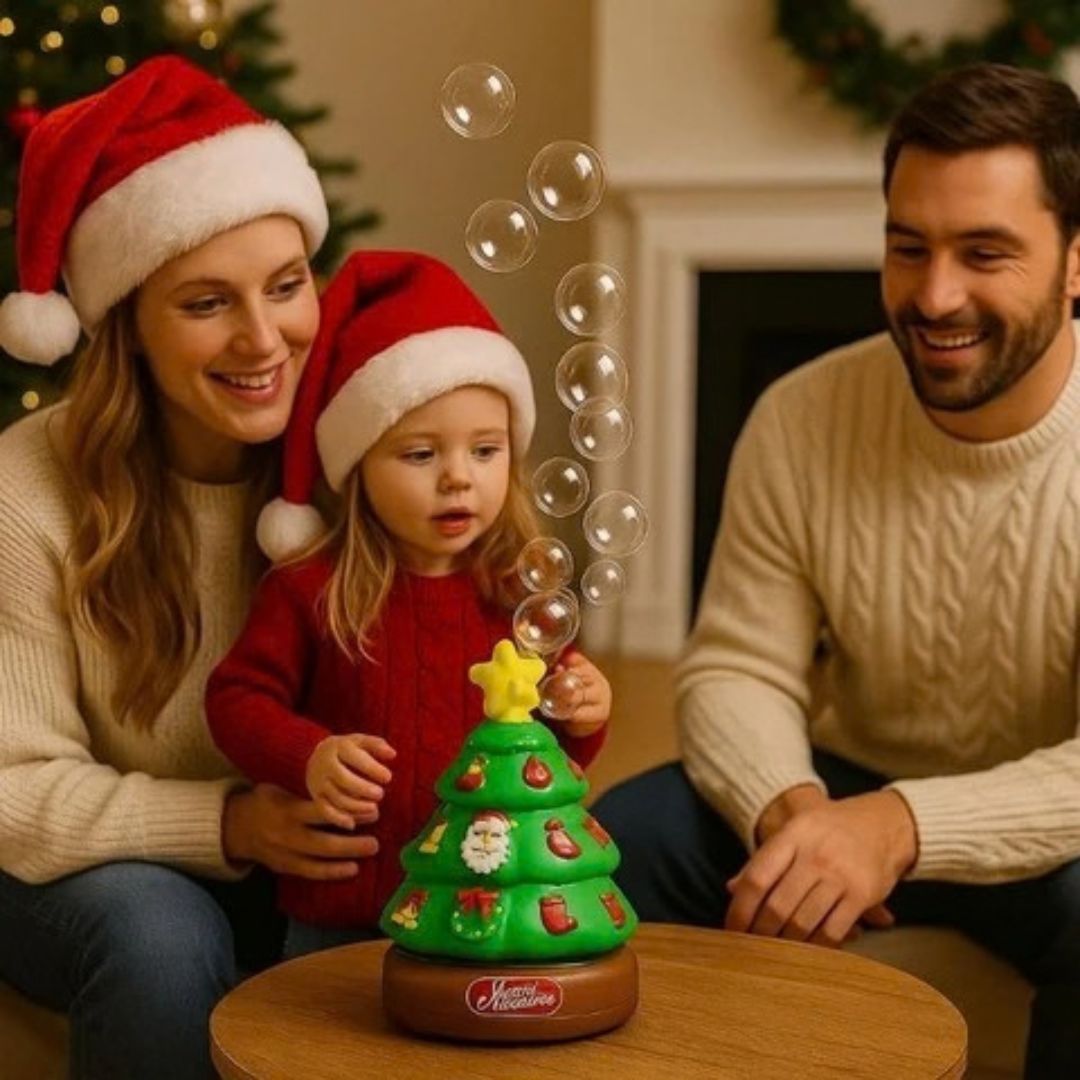 MerryBubbles - Weihnachtsbaum mit Musik und Seifenblasen