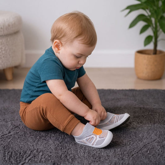 TinySteps - Rutschfeste Babyschuhe zum Anziehen
