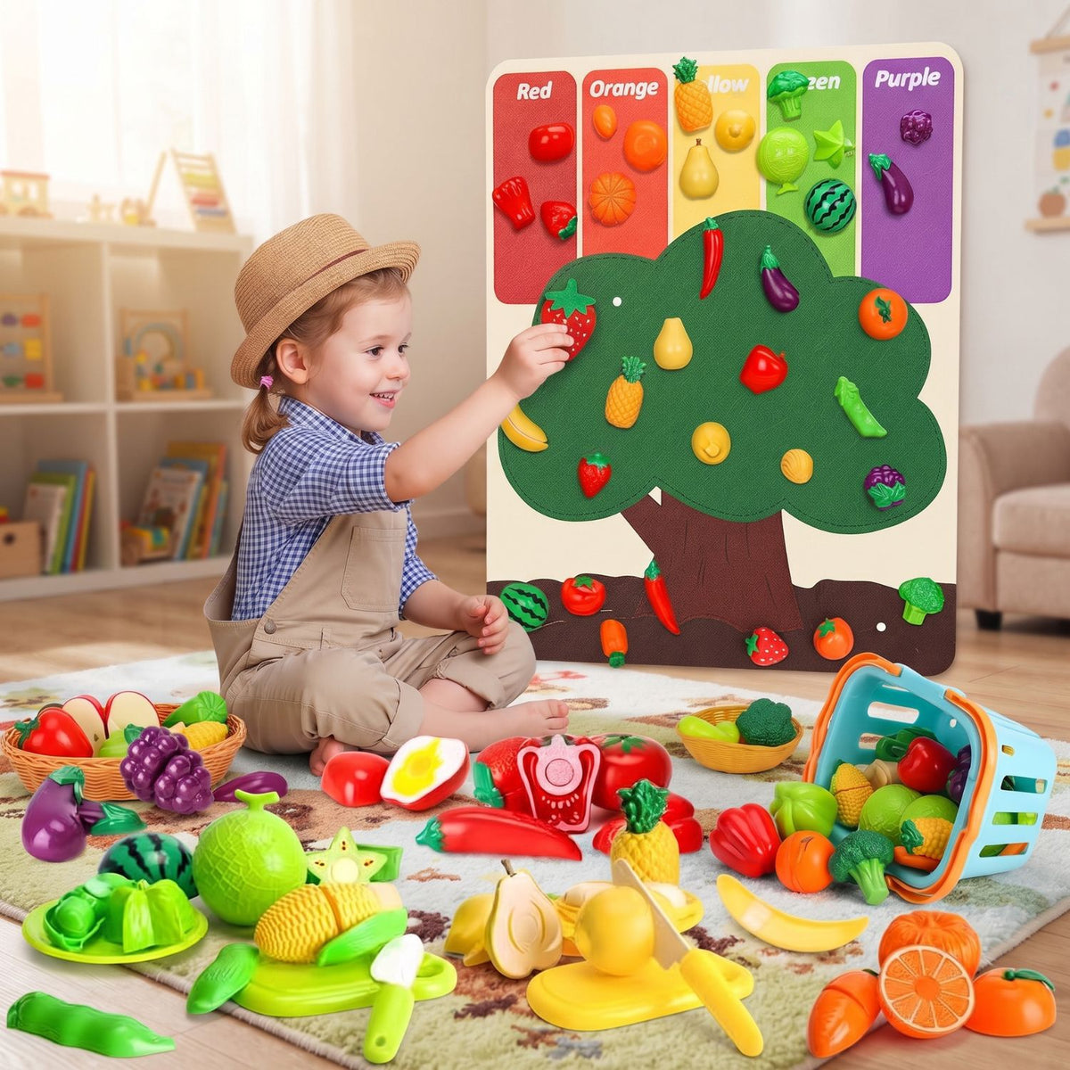 FilzKüche - Kreatives Lebensmittel-Spielset für Kinder