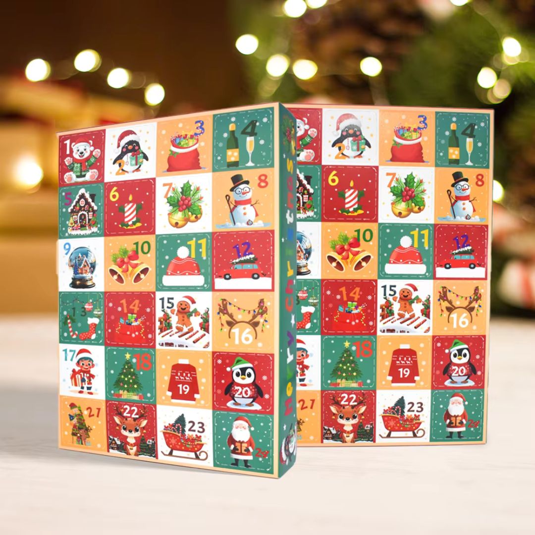 WeihnachtsBau - Adventskalender mit Bauklötzchen