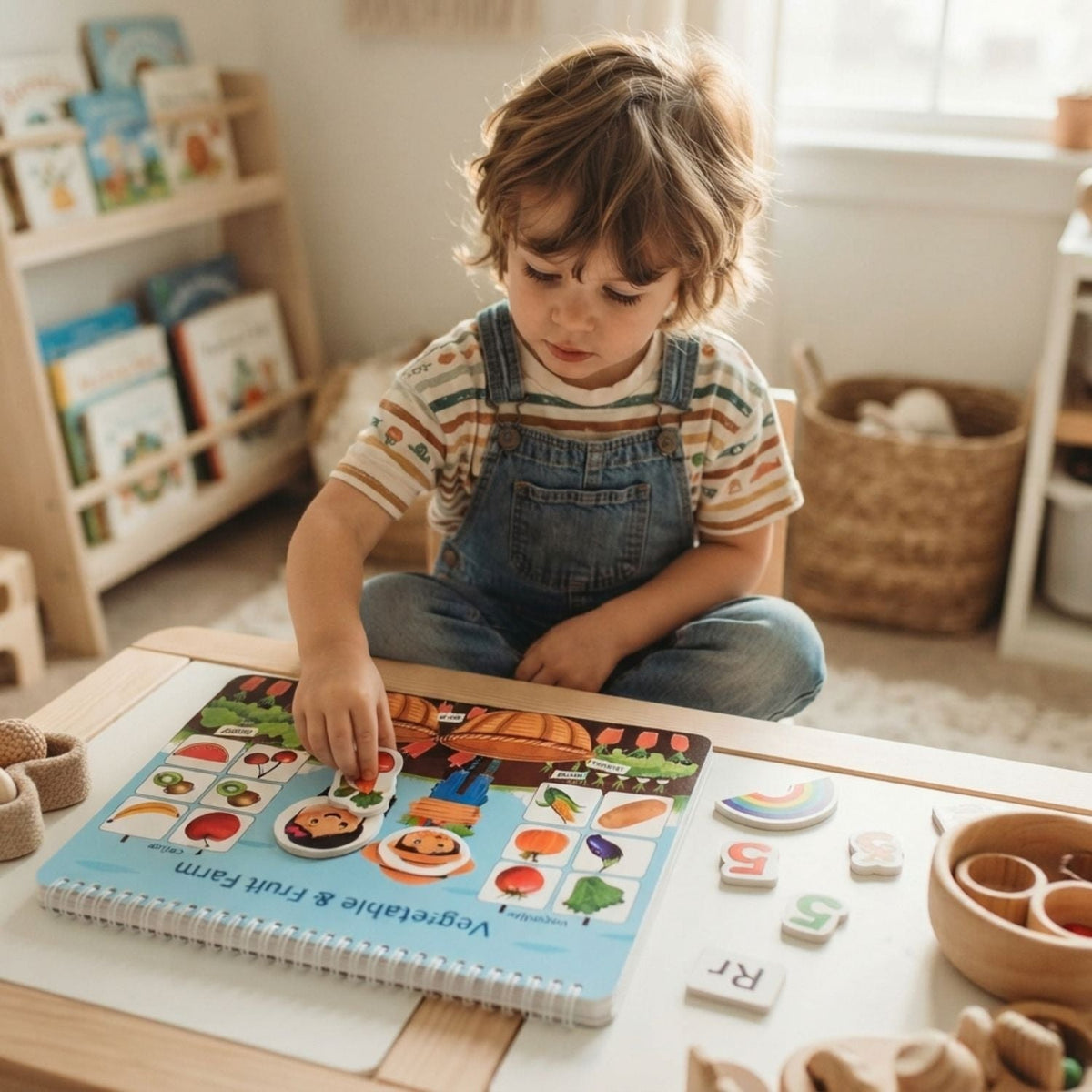 LernBuch - 12-in-1 Montessori Lernbuch für Kinder