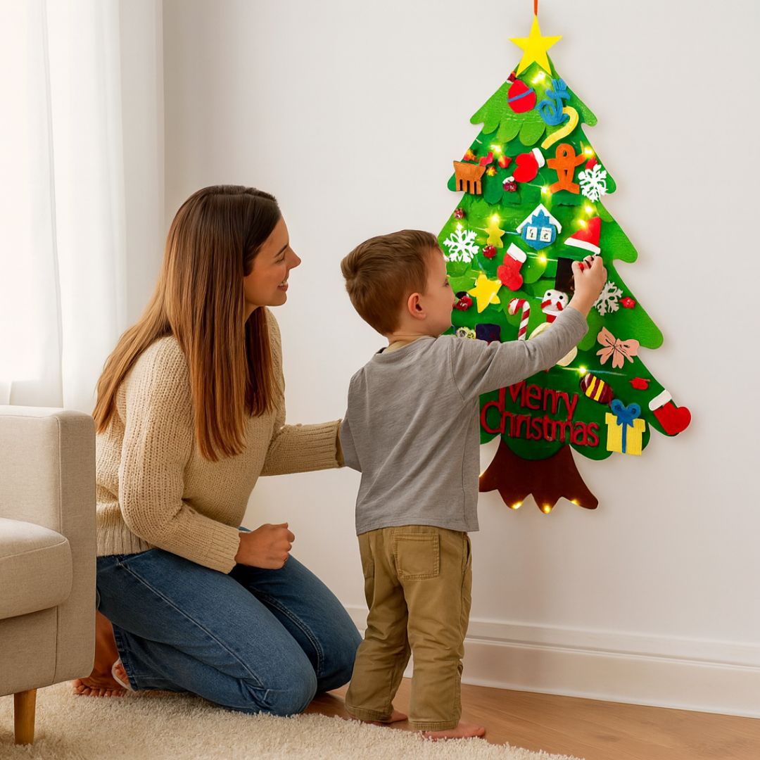 Filz Weihnachtsbaum für Kinder