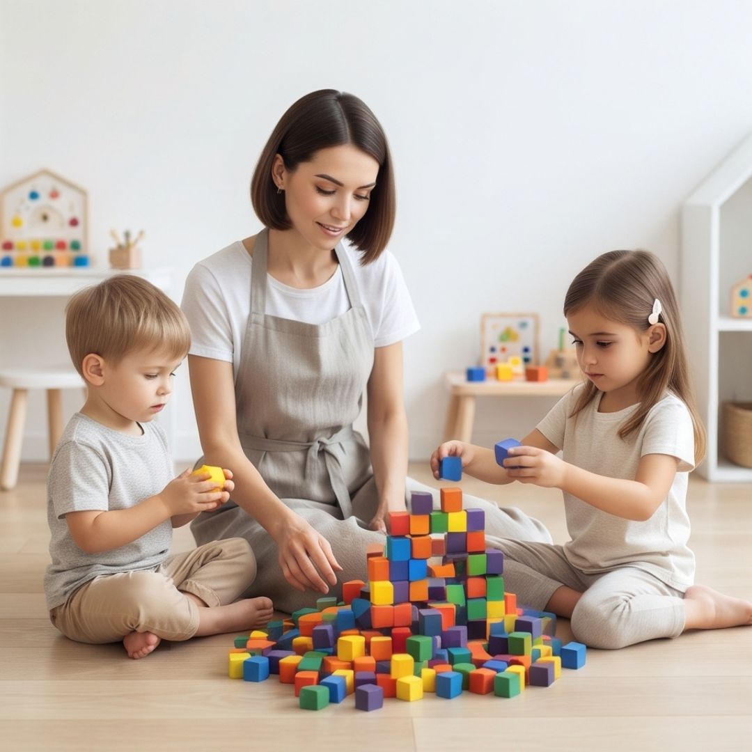 HolzWürfel - Kreatives Konstruktionsset für Kinder