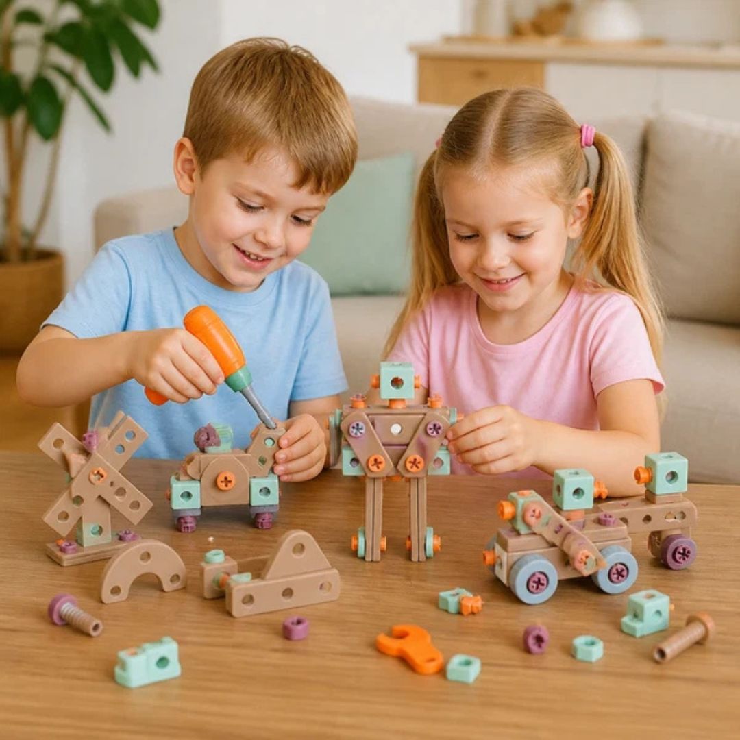 BauProfi - Werkzeugkoffer und Bauset für Kinder