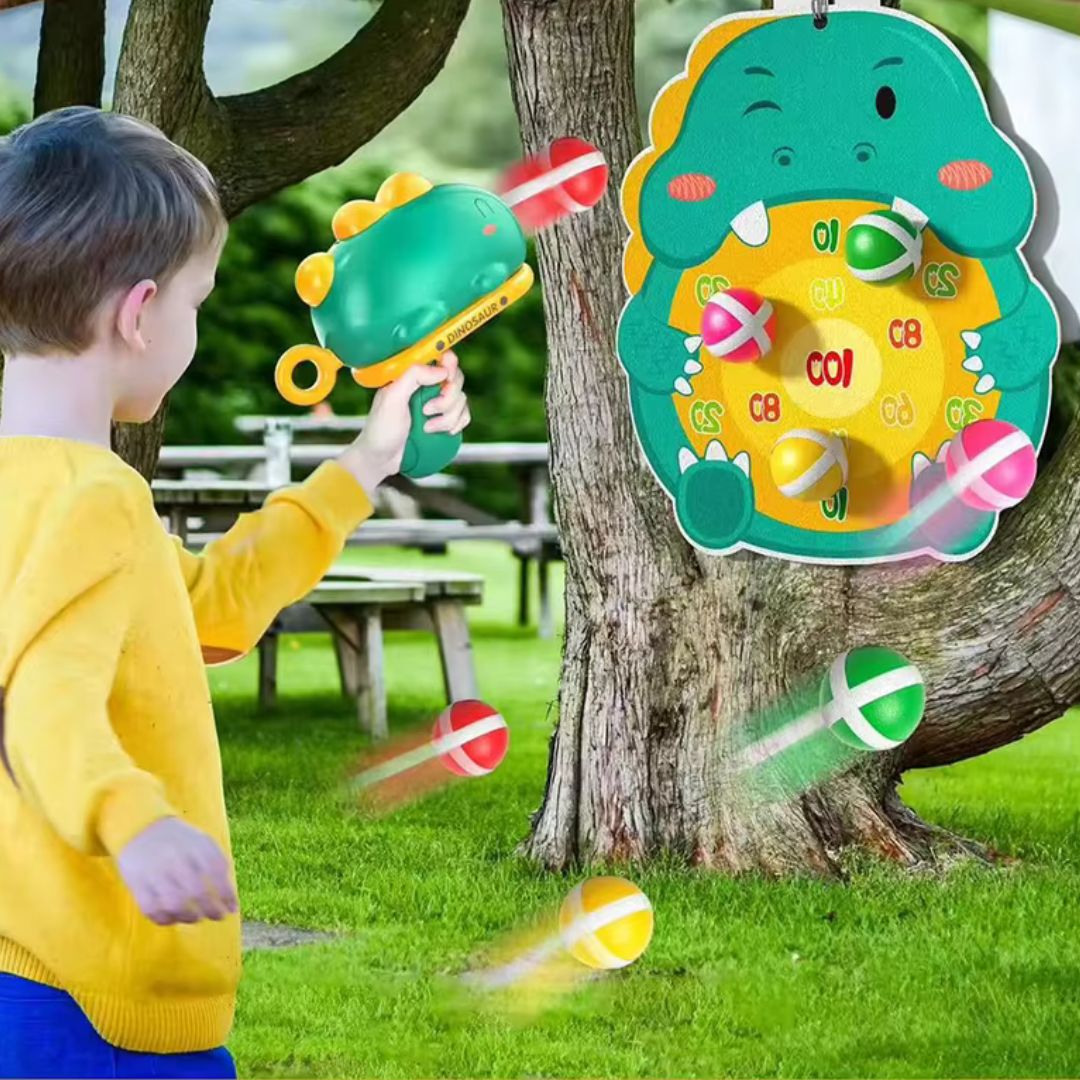 DinoSchuss - Wurfspiel mit Klebebällen
