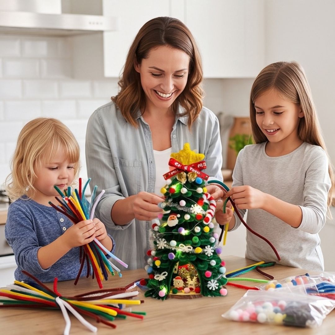 TannenZauber - DIY Weihnachtsbaum mit Lichterkette