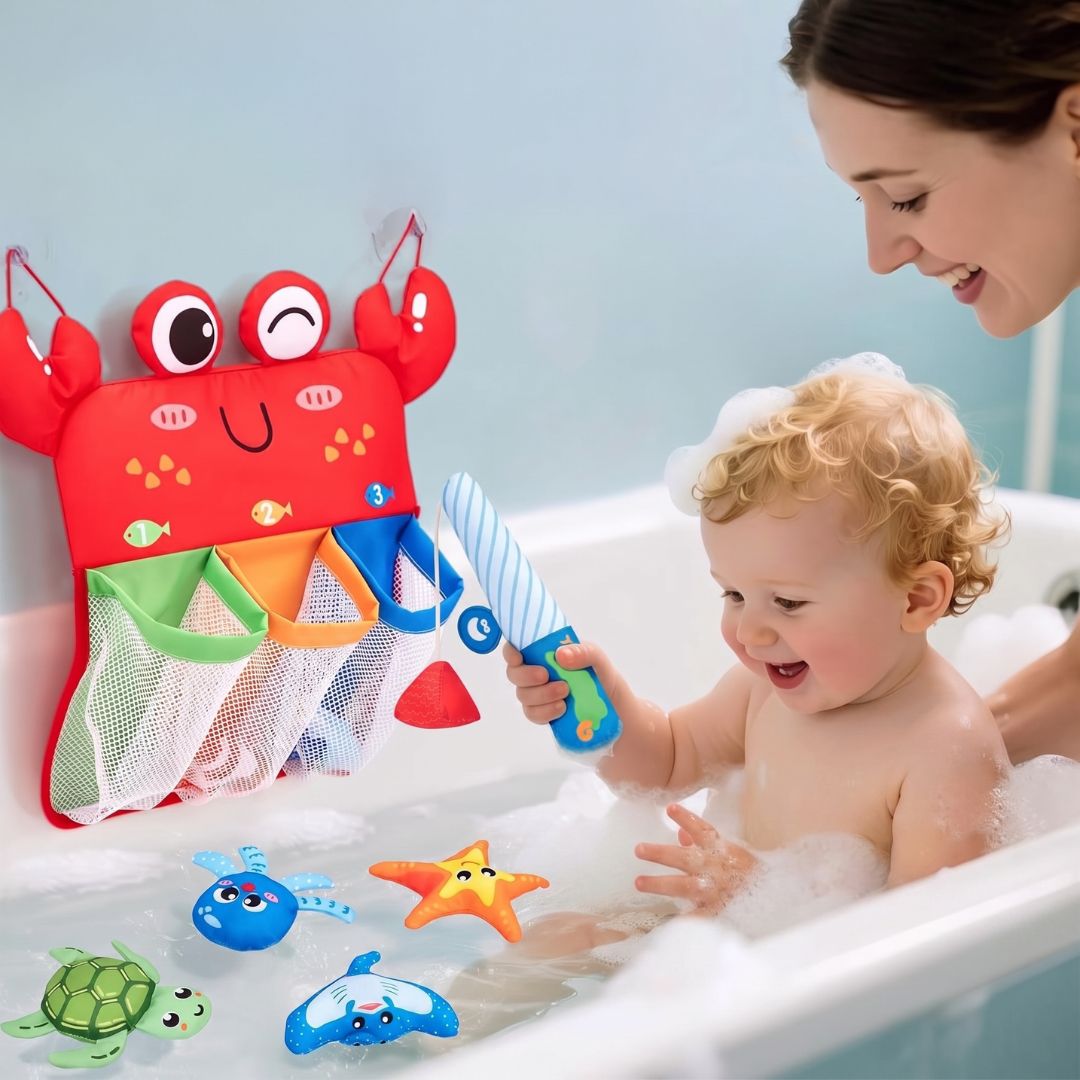 FischFang - Magnetisches Angelspiel für die Badewanne