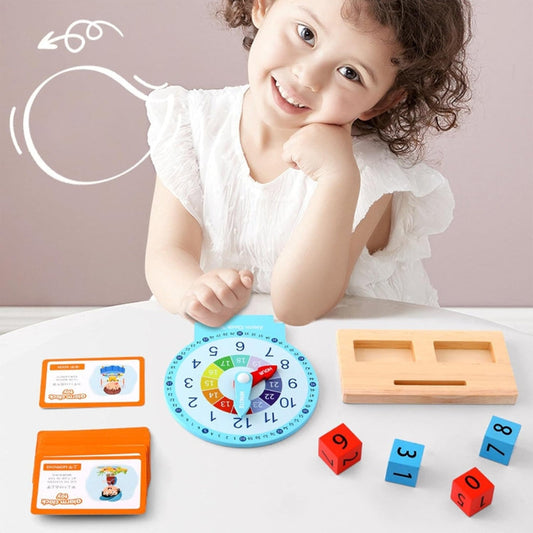 Montessori Kinder Lernuhr