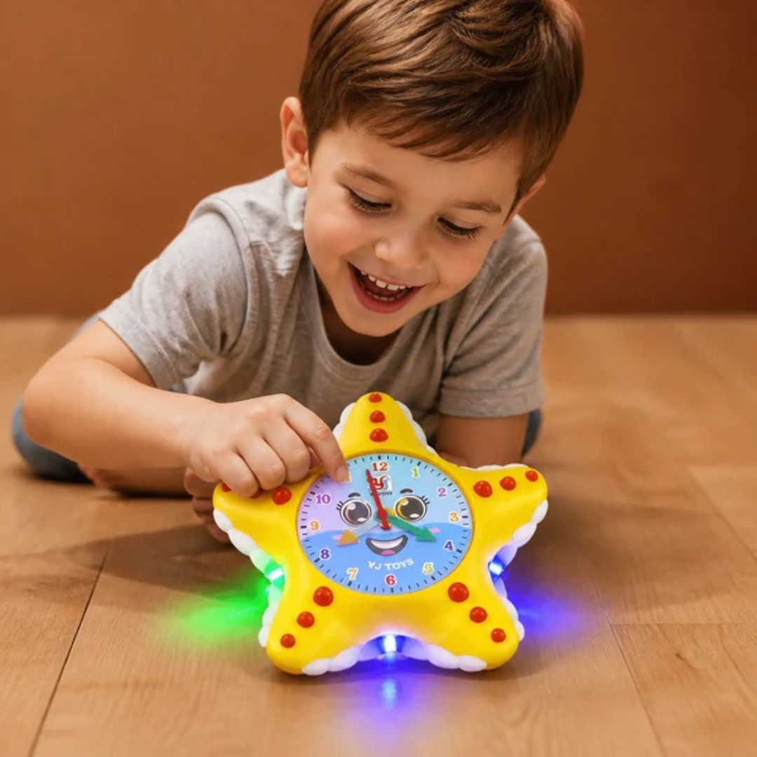 TimeStar - Interaktive Lernuhr im Seestern-Design
