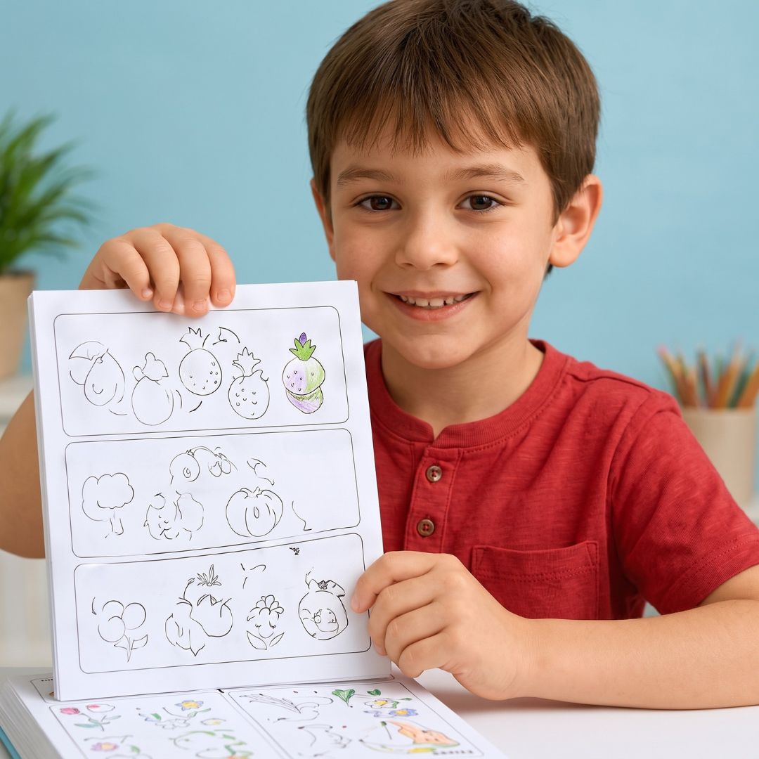 ZeichenZwerg - Mal- und Übungsbuch für Kinder