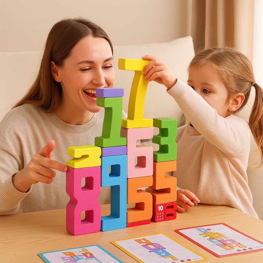 Montessori Zahlen Lernblöcke