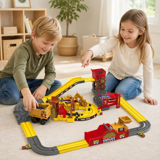 SchachtSpiel - Elektrisches Bau-Bahnset