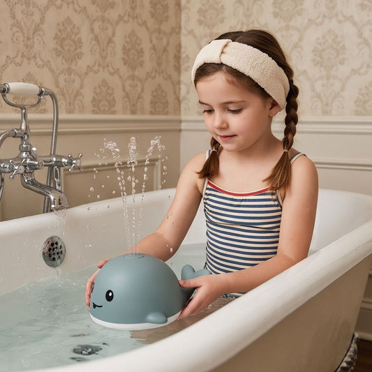 SprudelWal - Leuchtender Wal für die Badewanne