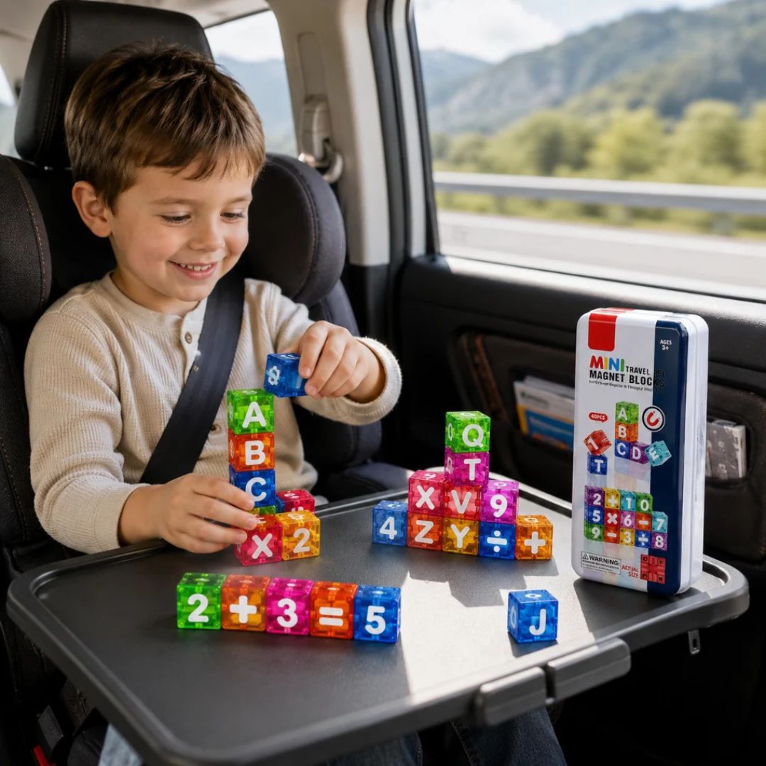 AlphaWürfel - Magnetisches Buchstaben- & Zahlen-Lernset für Kinder