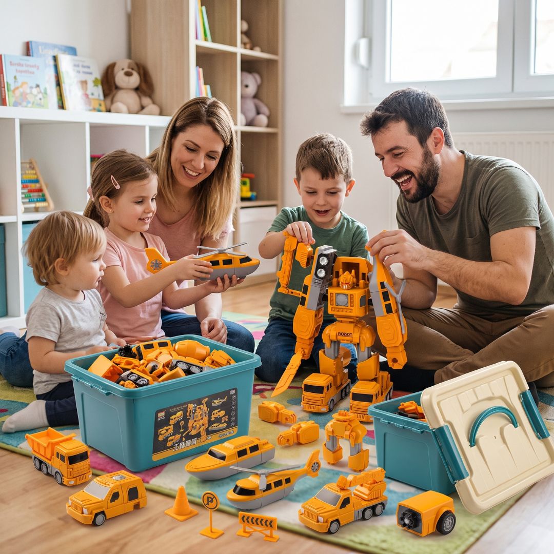 MagnetFlitzer - Magnetisches Baukasten-Set für Fahrzeuge