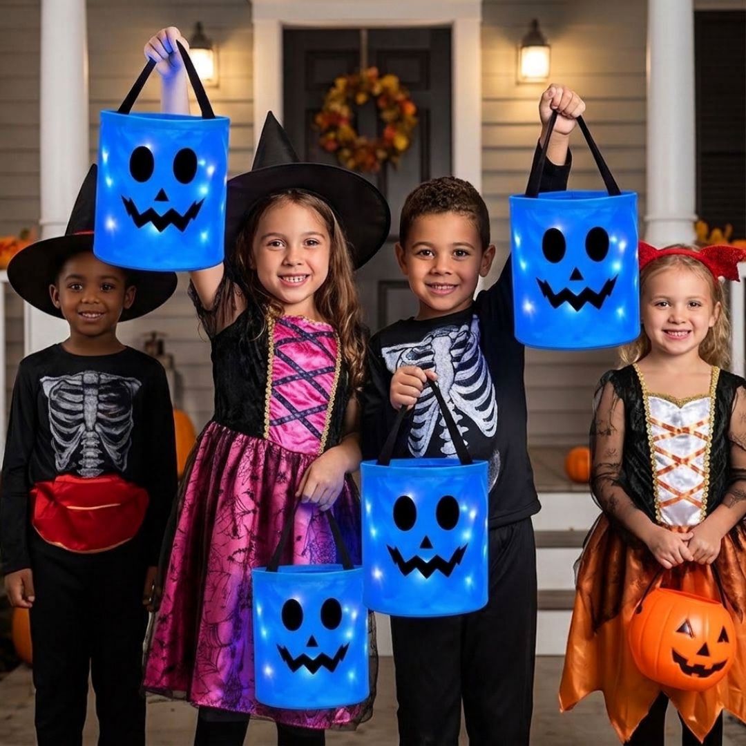 GruselTüte - Leuchtende Halloween Süßigkeitentasche