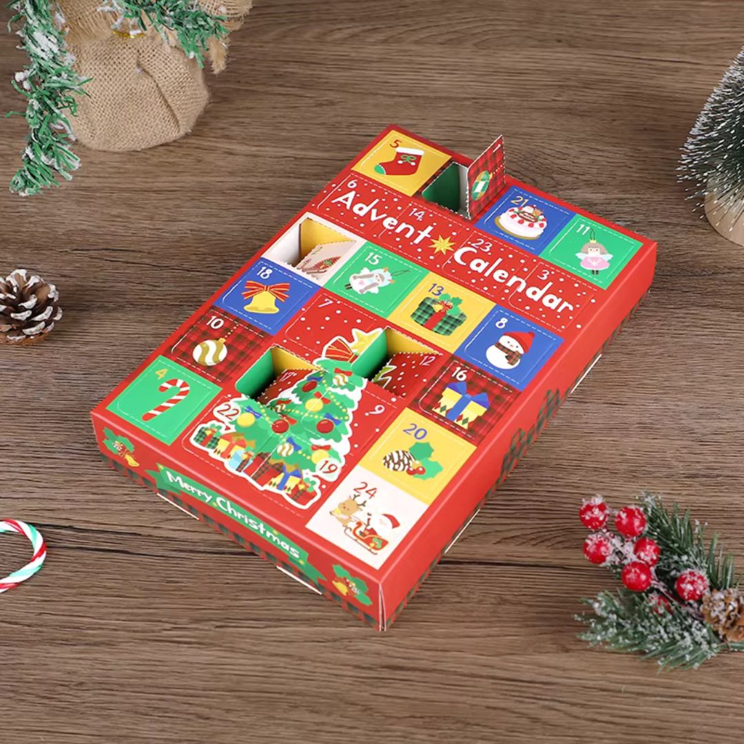 WeihnachtsBau - Adventskalender mit Bauklötzchen