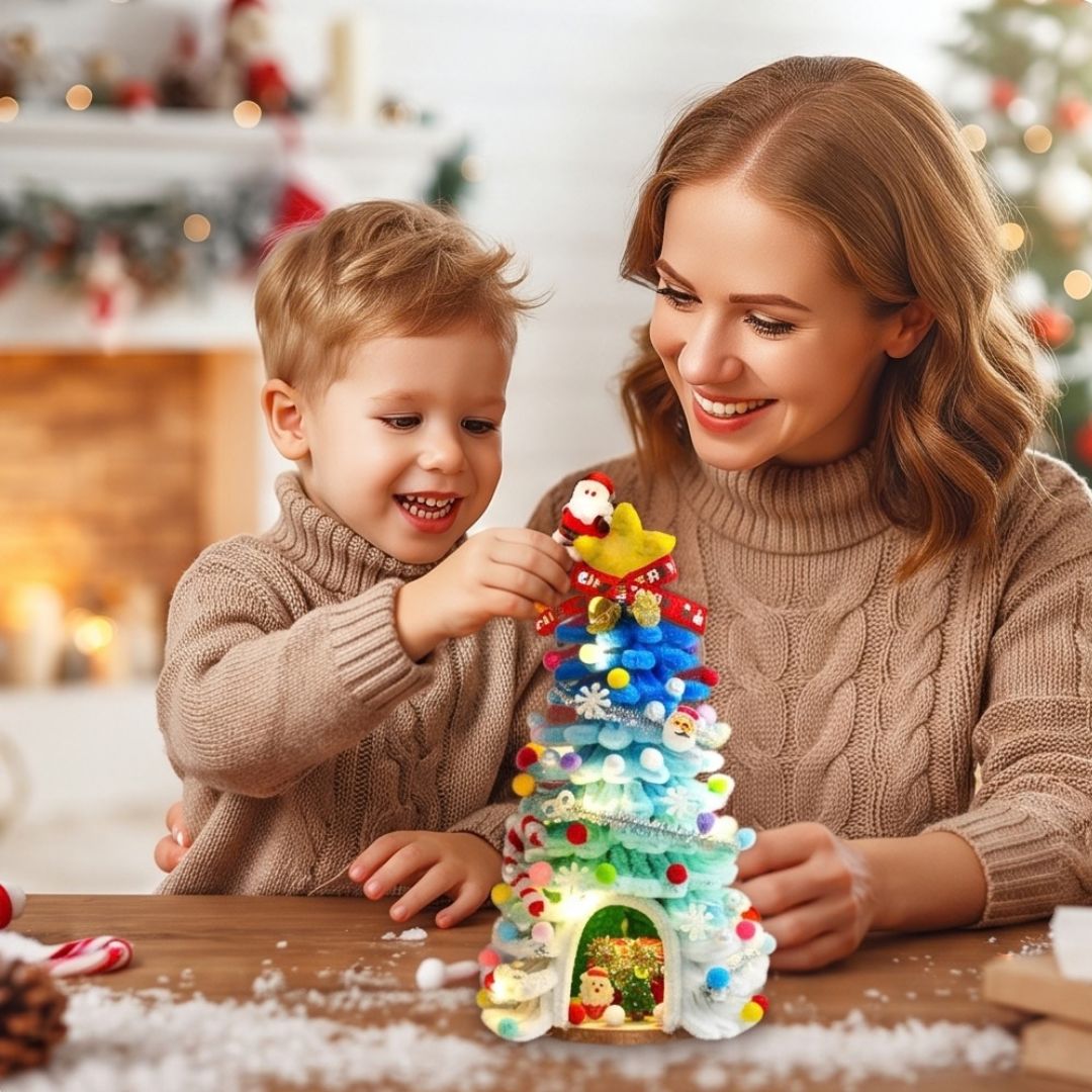 TannenZauber - DIY Weihnachtsbaum mit Lichterkette