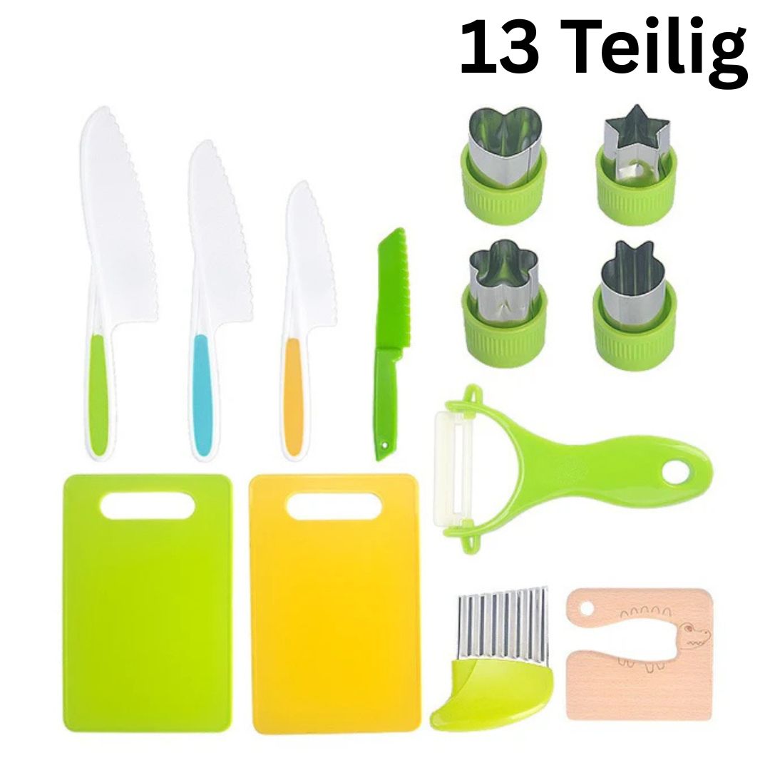 Sicheres Küchenset für kleine Köche