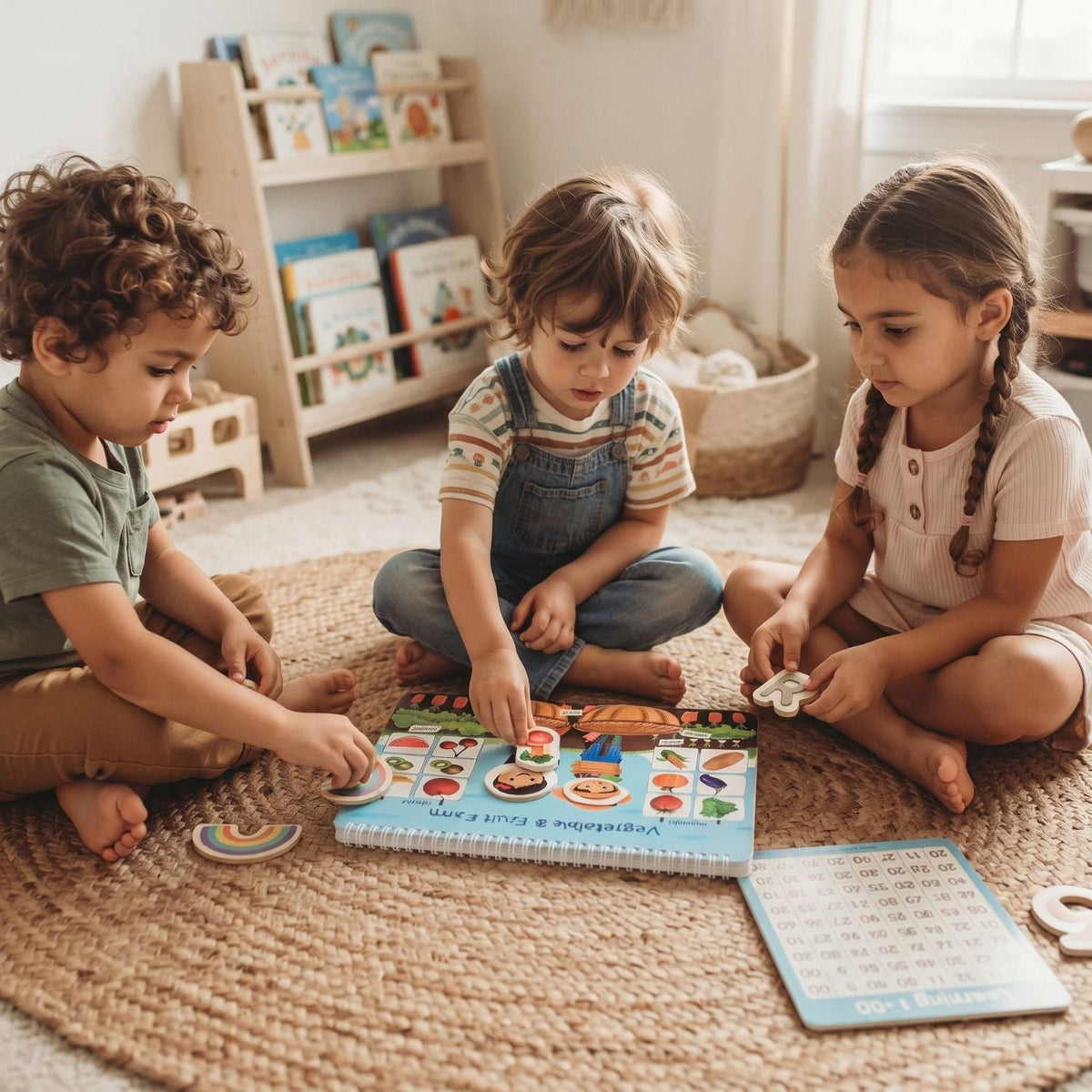 LernBuch - 12-in-1 Montessori Lernbuch für Kinder