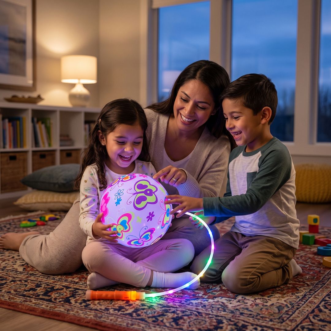 FlashBall - Leuchtender Springball für Kinder