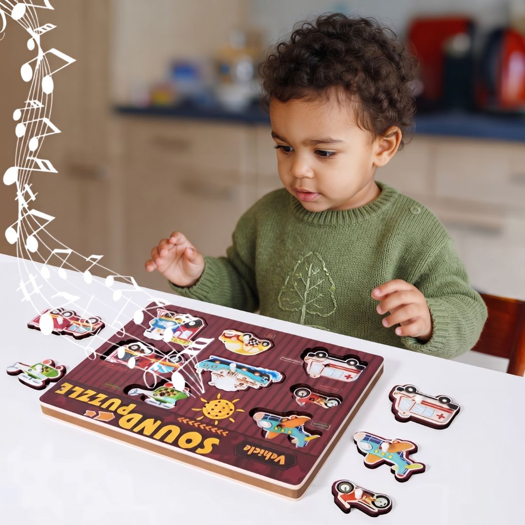 TonPuzzle - Interaktives Holzpuzzle mit Klang