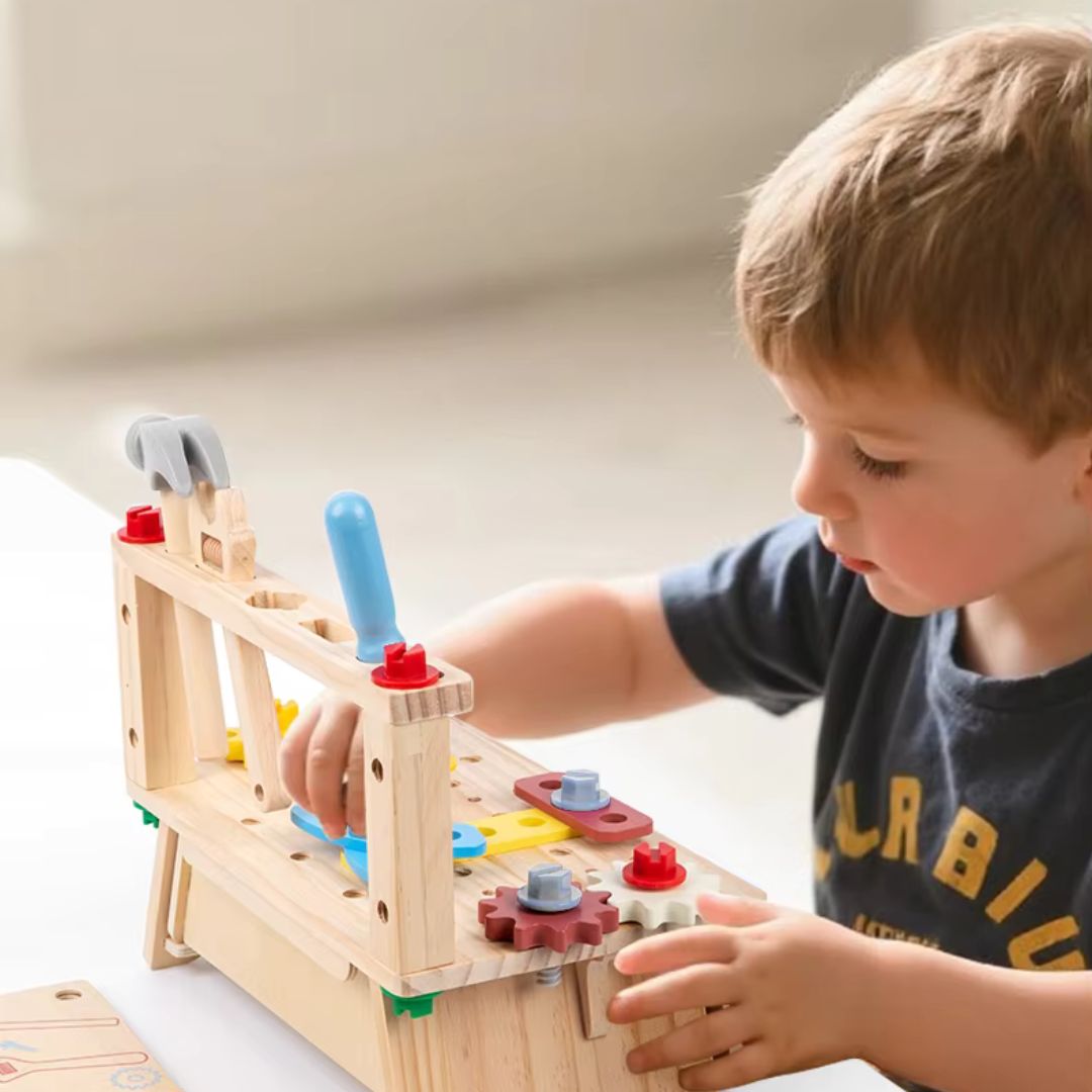 HandwerkHeld - Kinder-Werkzeugset aus Holz