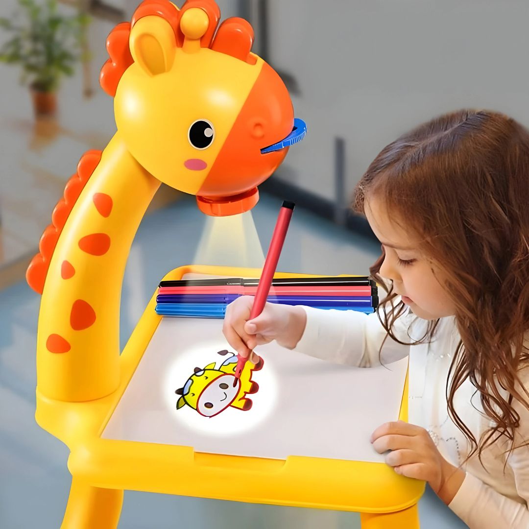 Tierischer Zeichentisch für Kinder