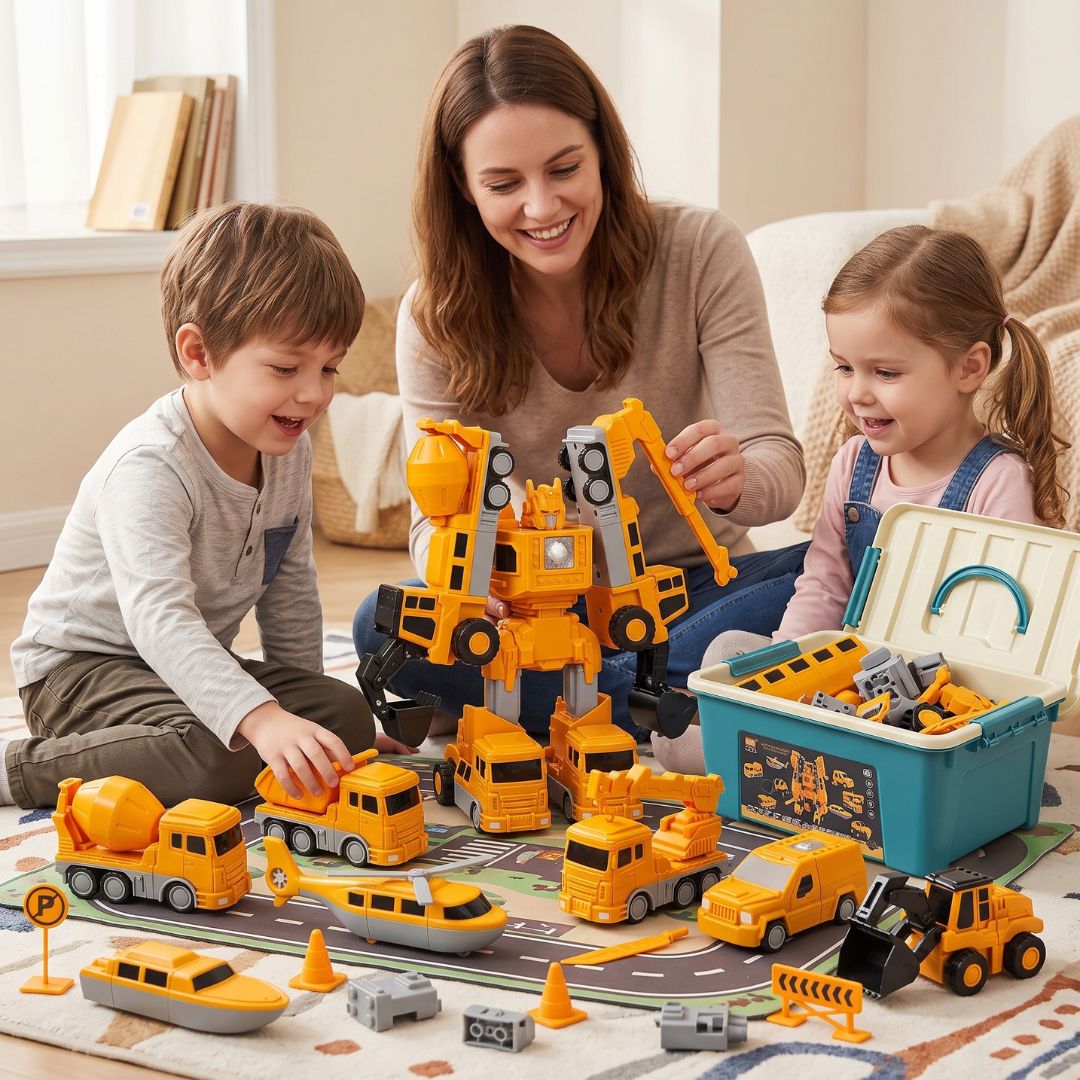 MagnetFlitzer - Magnetisches Baukasten-Set für Fahrzeuge