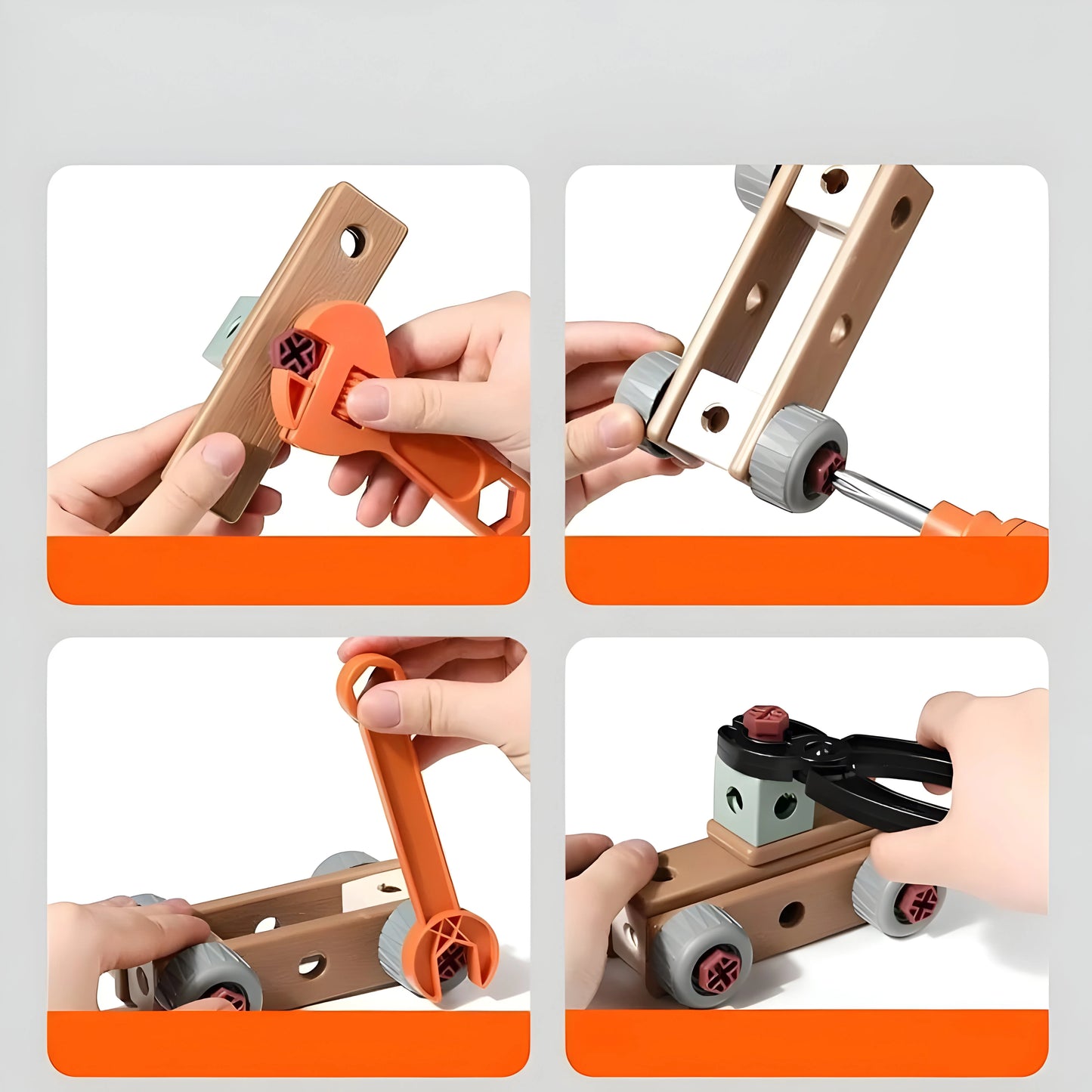 SchraubSpaß - Kreativer Baukasten für Kinder
