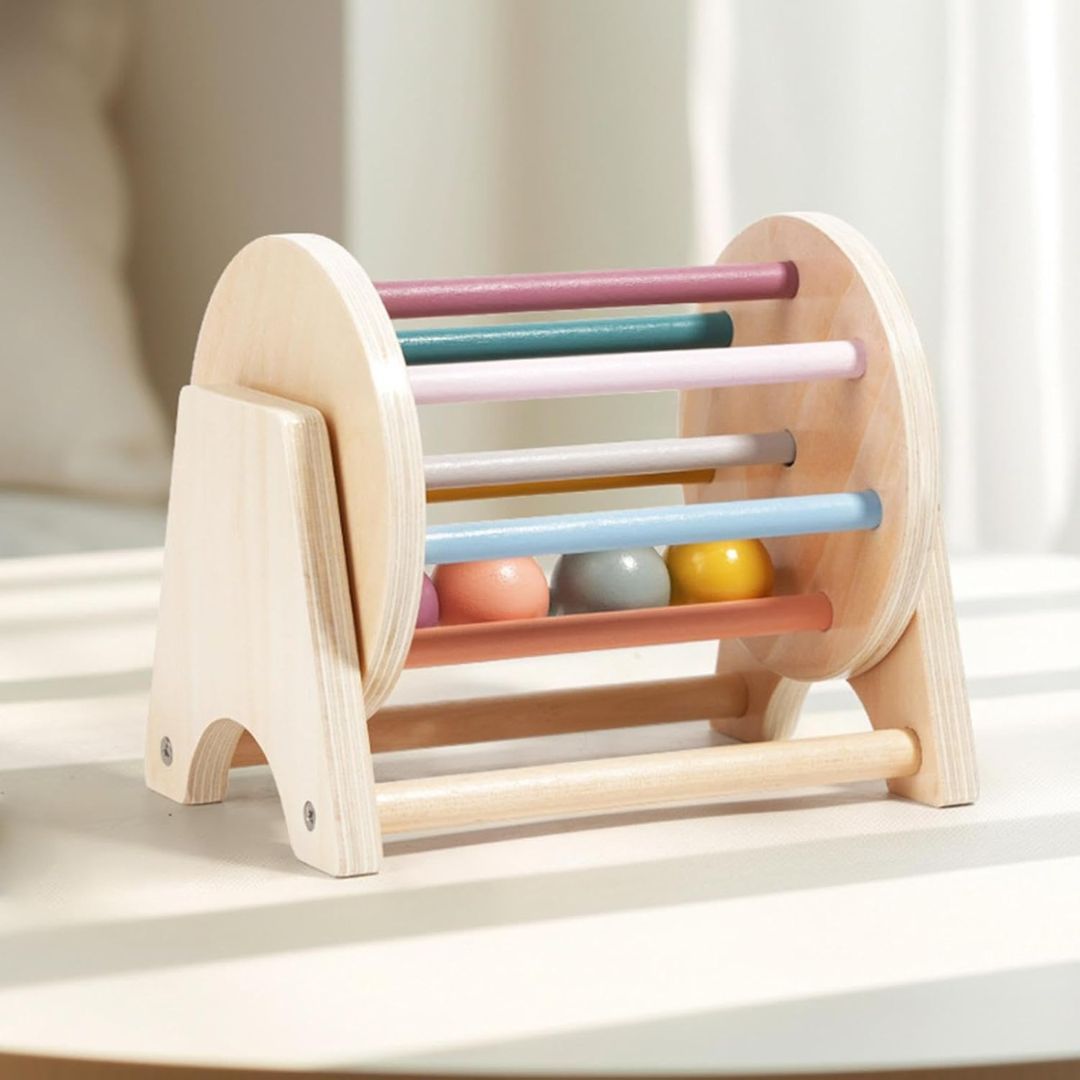 Ball Trommel Spielzeug aus Holz