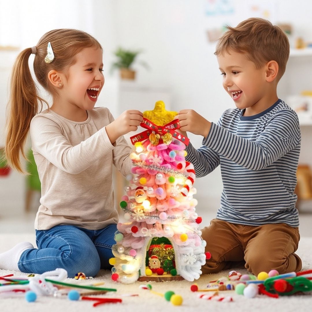 TannenZauber - DIY Weihnachtsbaum mit Lichterkette
