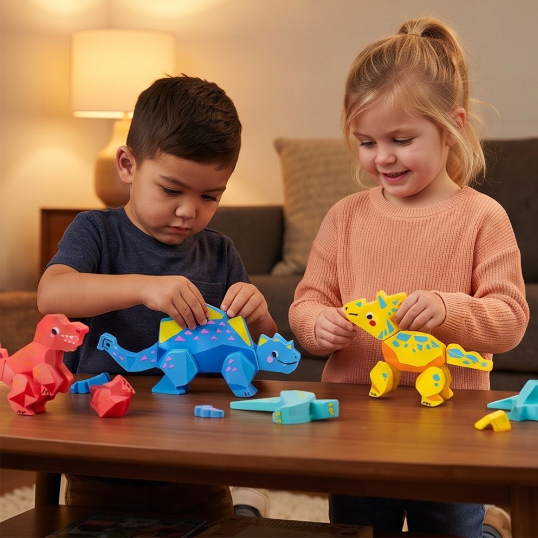 MagnaRex - Magnetische Dinosaurier-Bausteine