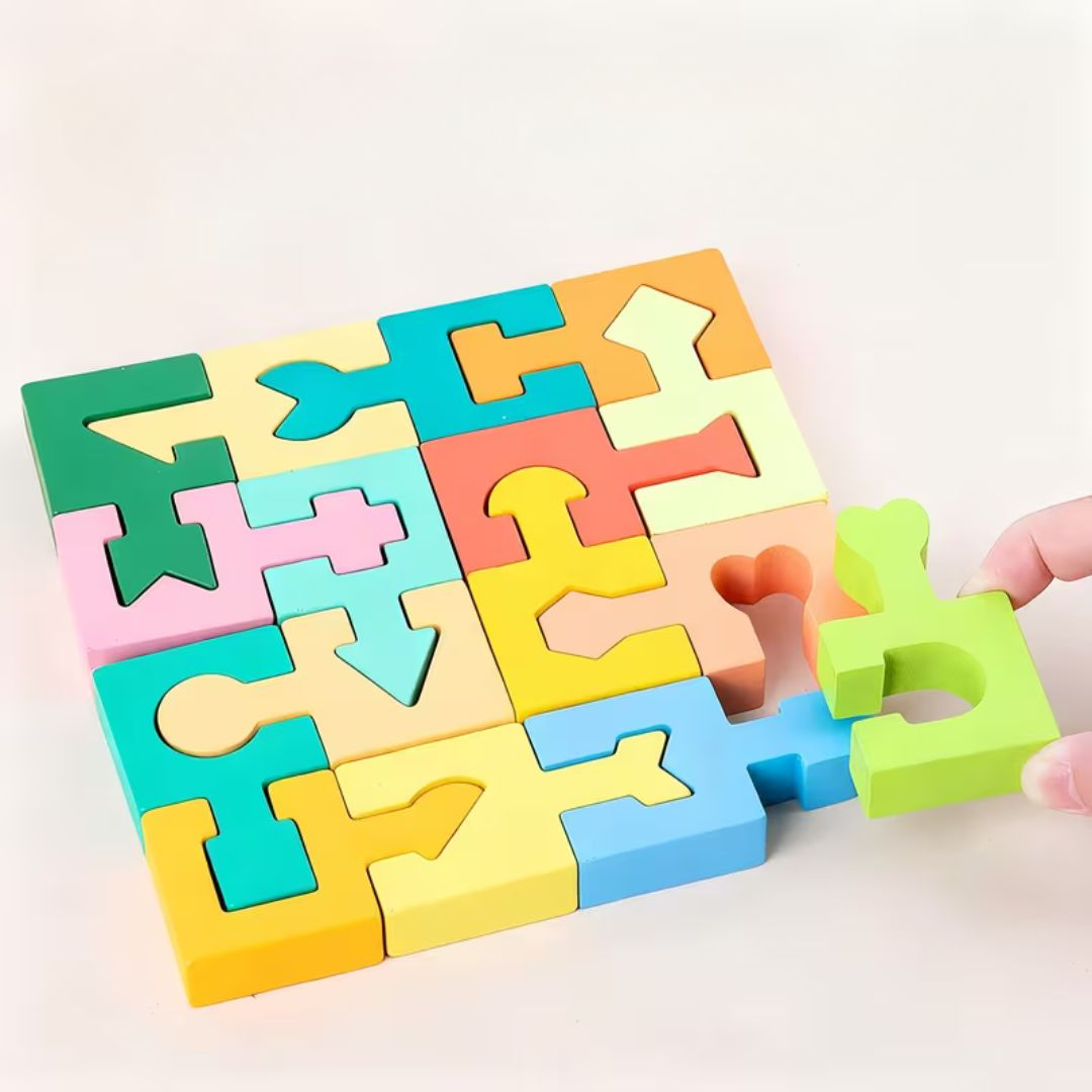FormenBau - Montessori-Legepuzzle