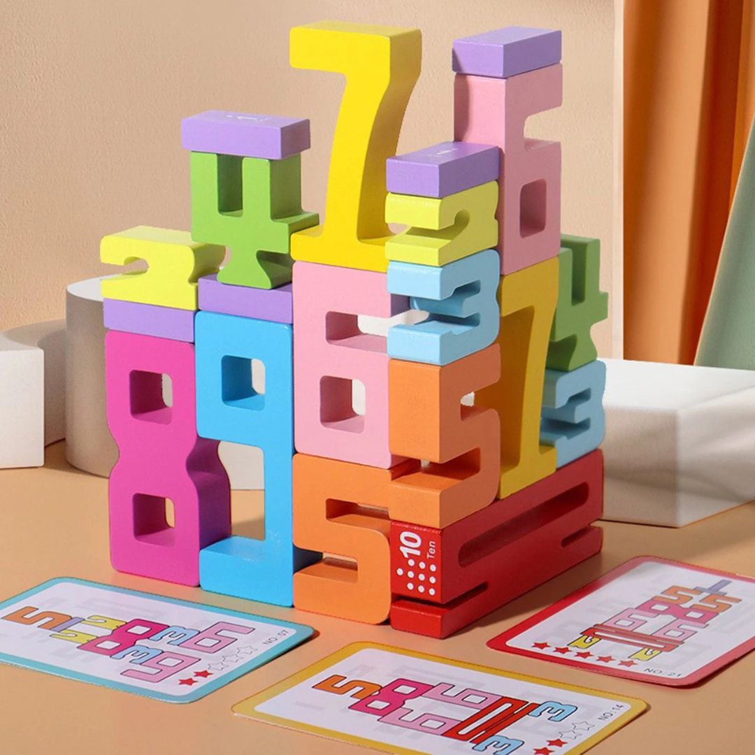 Montessori Zahlen Lernblöcke