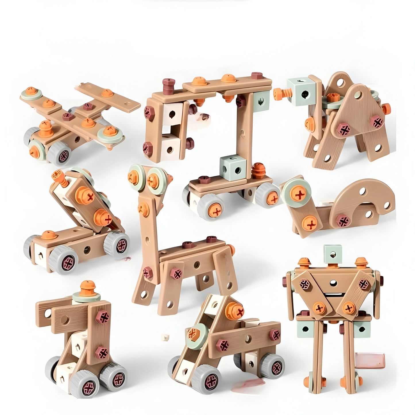 SchraubSpaß - Kreativer Baukasten für Kinder