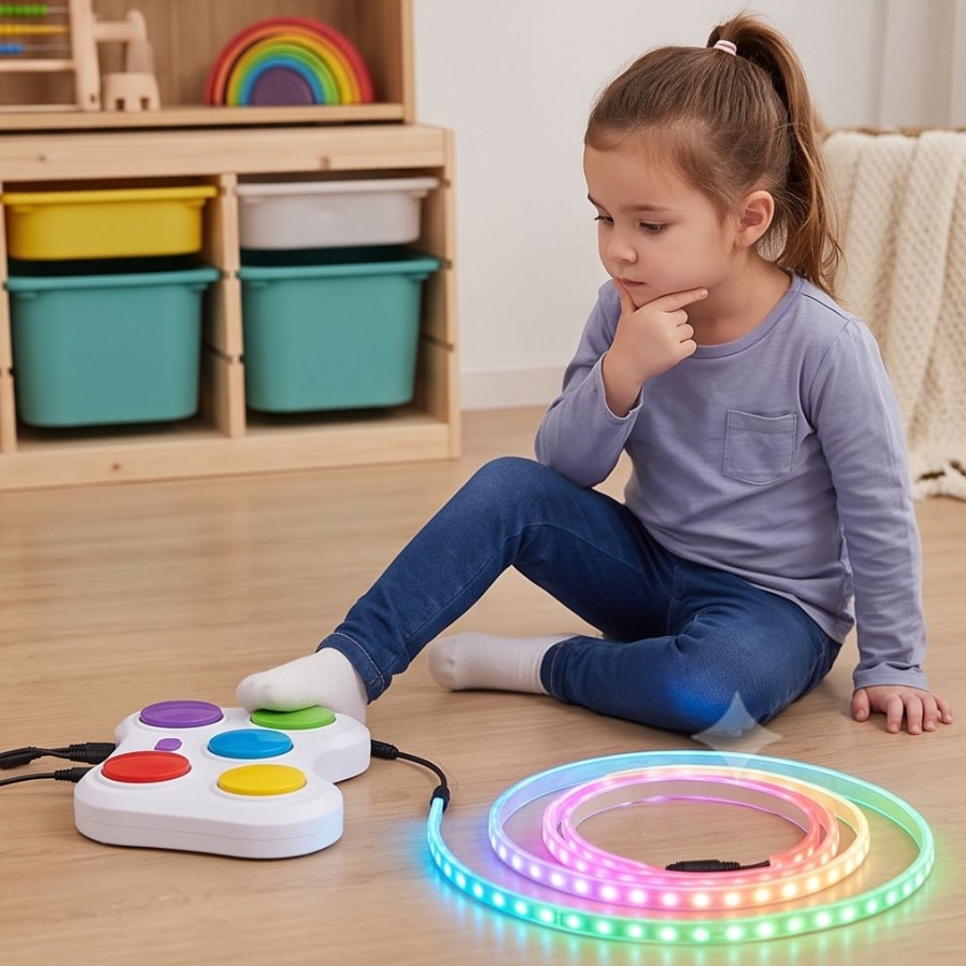 BlitzDuell - Interaktives LED Reaktionsspiel für Kinder