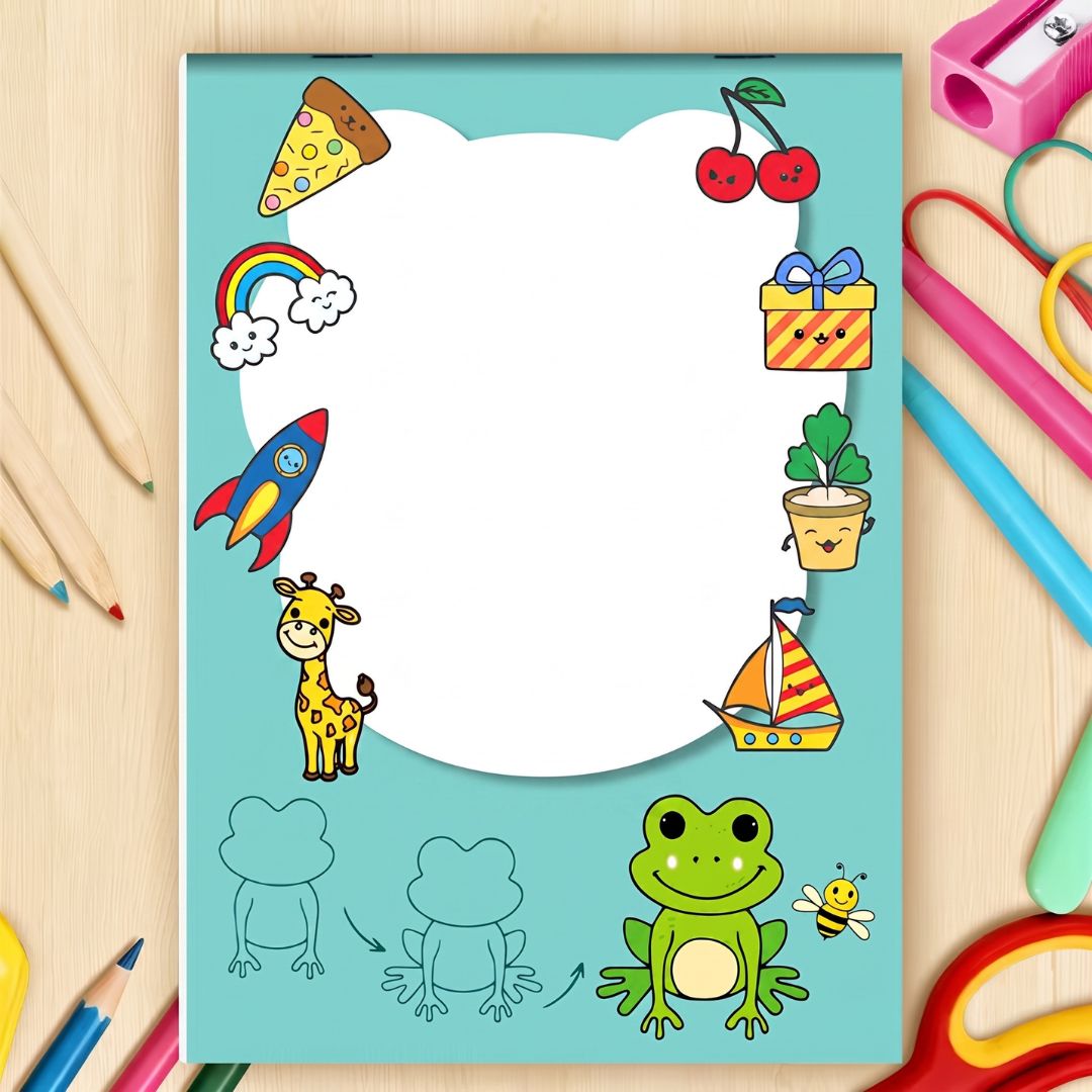 ZeichenZwerg - Mal- und Übungsbuch für Kinder