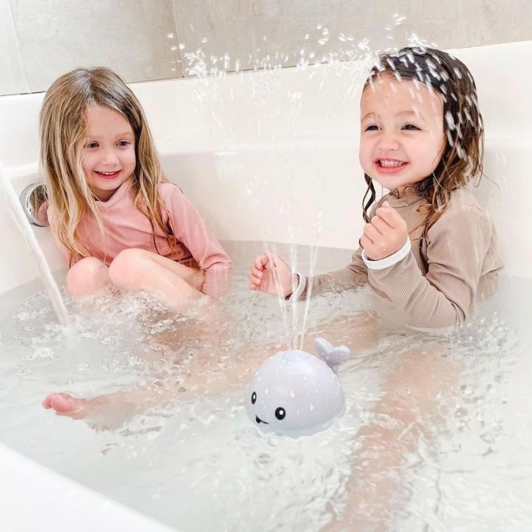 SprudelWal - Leuchtender Wal für die Badewanne
