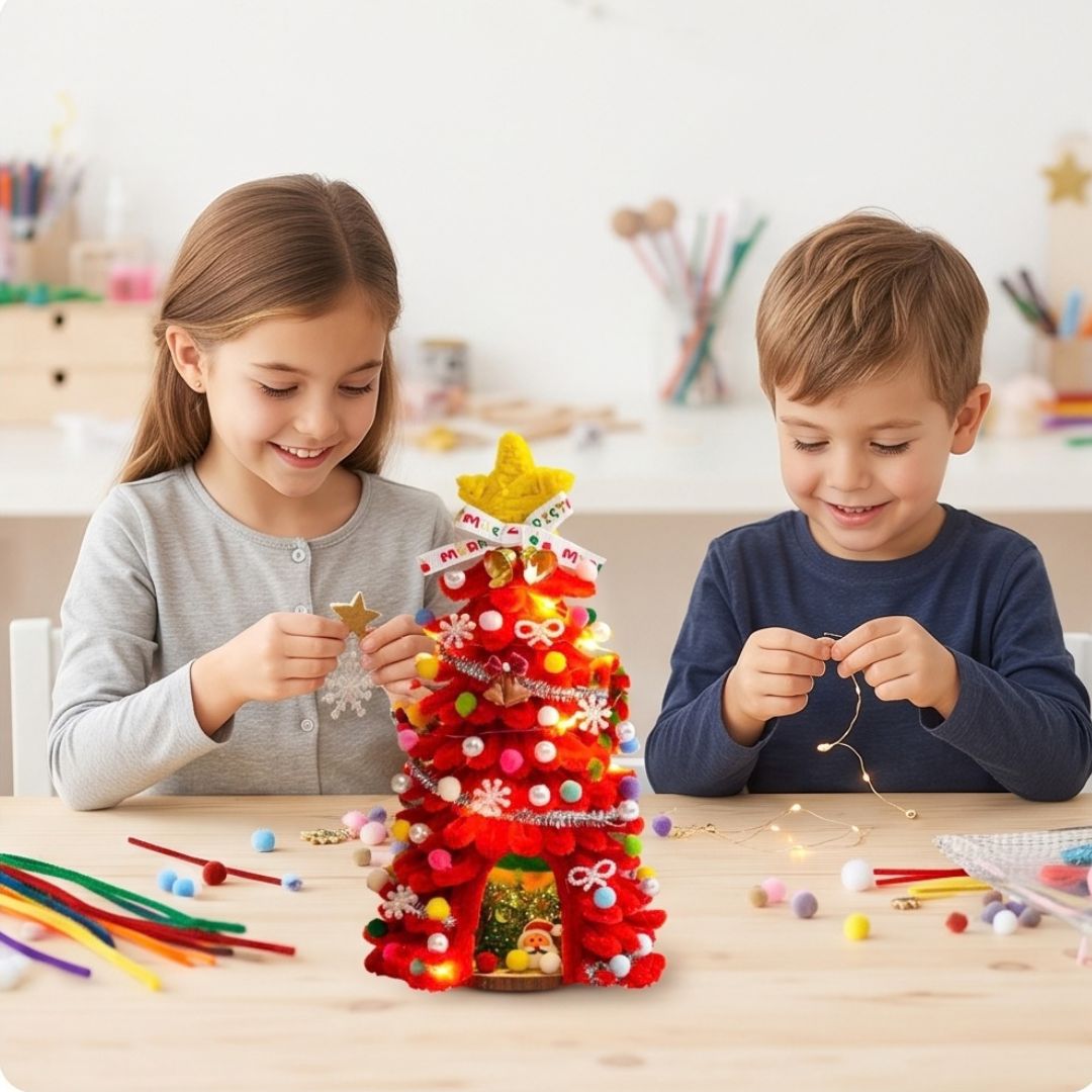 TannenZauber - DIY Weihnachtsbaum mit Lichterkette